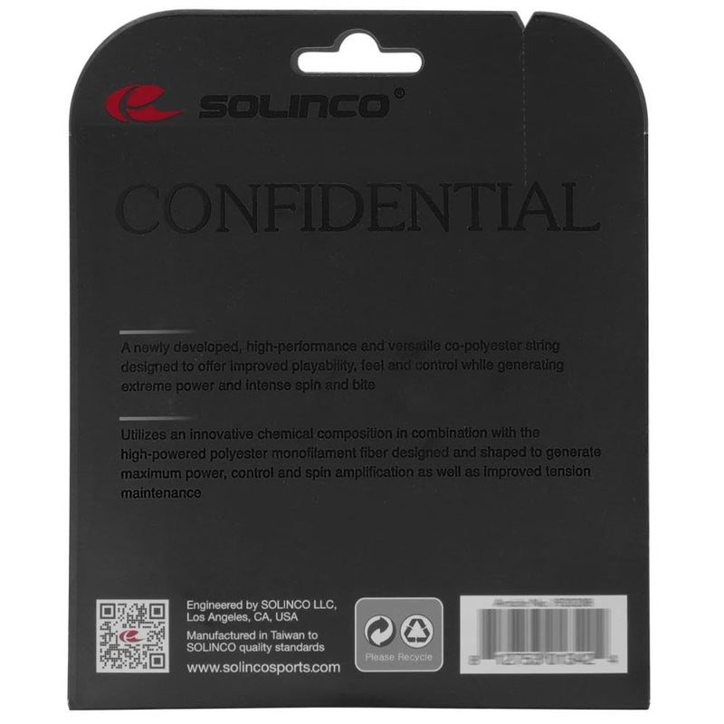 Solinco Confidential (17-1.20mm) String Set - Image 3